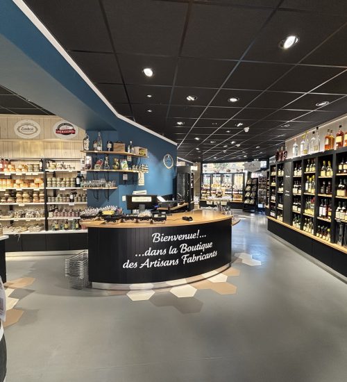 intérieur magasin du gourmet périgourdin